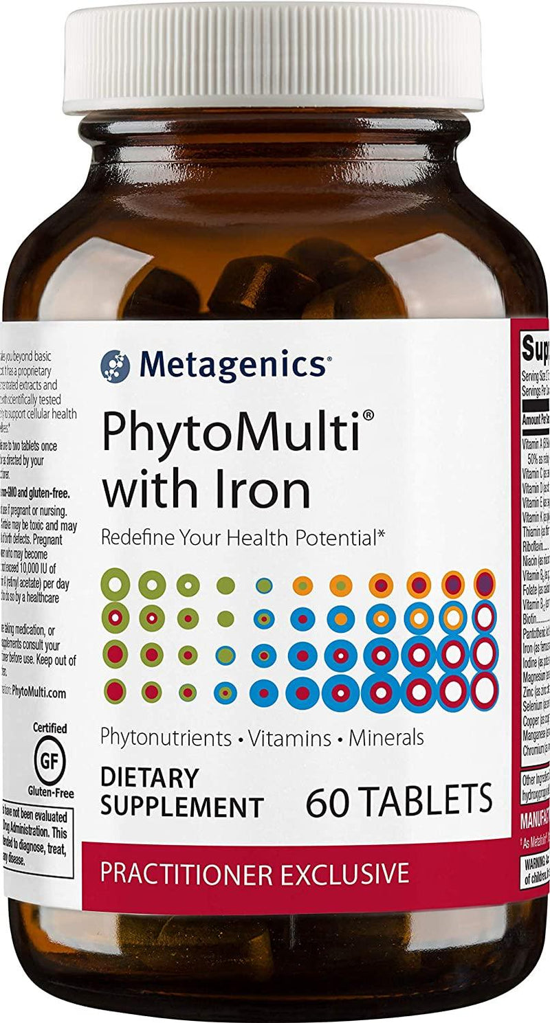 PhytoMulti with Iron 60 Tablets - Five Natural