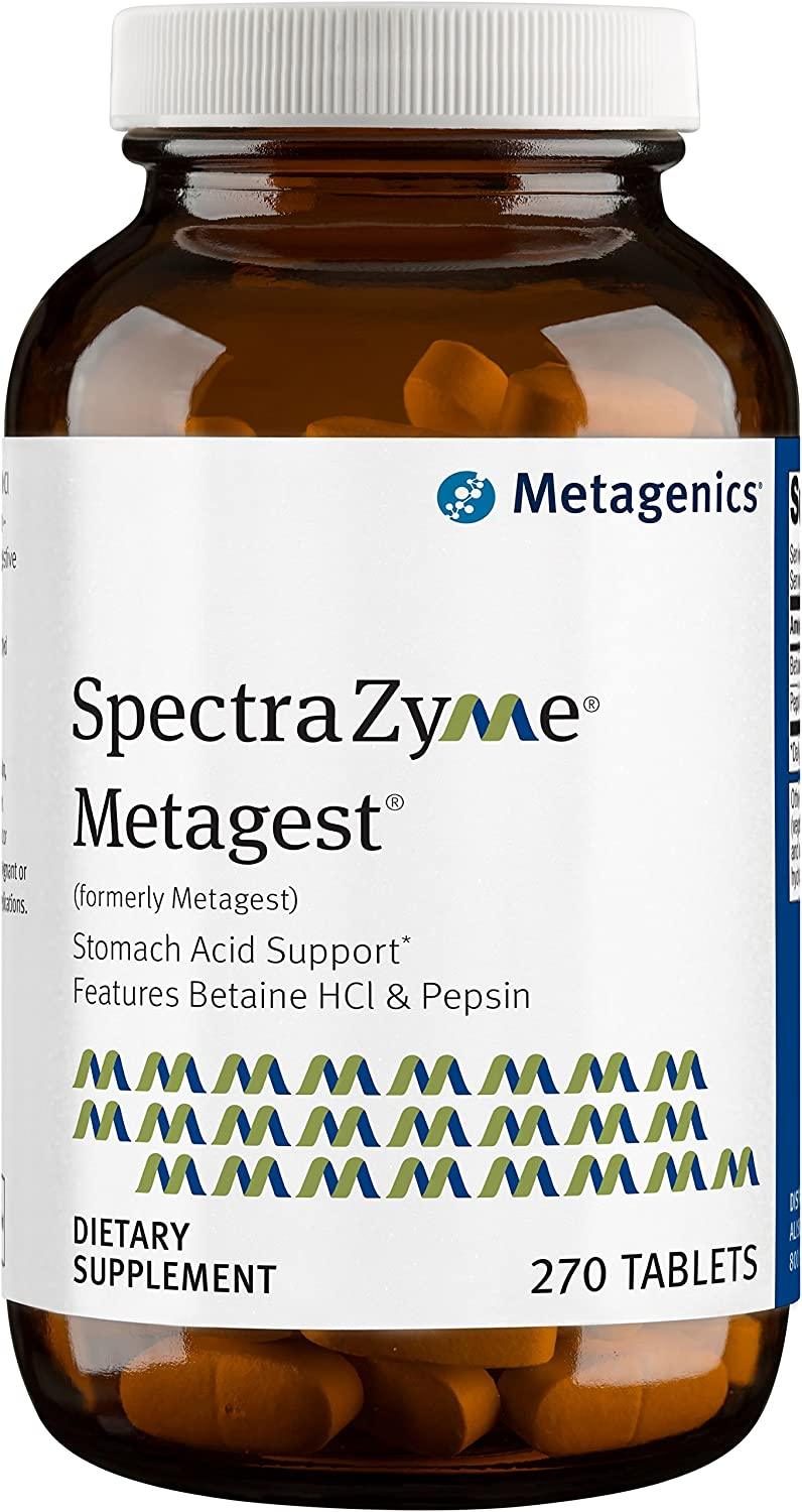 SpectraZyme Metagest 270 Tablets - Five Natural
