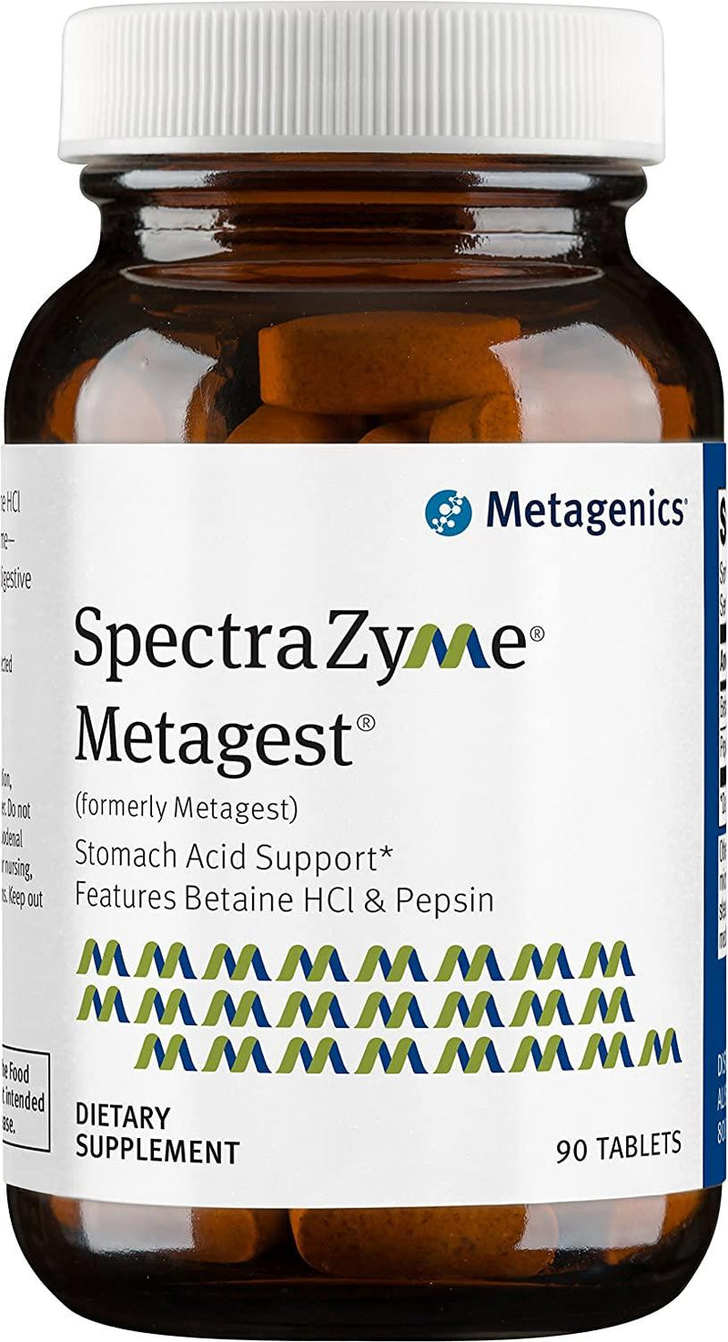 SpectraZyme Metagest 90 Tablets - Five Natural