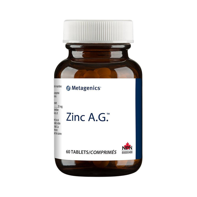 Zinc A.G 60 Tablets - Five Natural