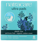Natracare Ultra Pads With Wings Super 12 Units - Five Natural