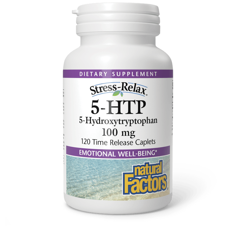 Natural Factors 5-HTP 100 mg 120 Caplets - Five Natural