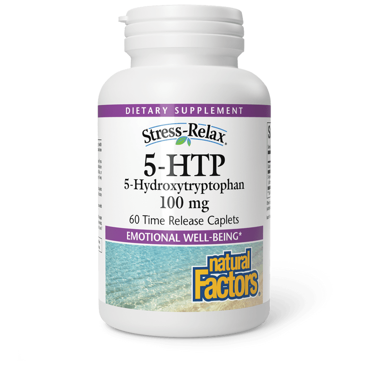 Natural Factors 5-HTP 100 mg 60 Caplets - Five Natural