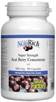 Natural Factors AcaiRich Super Strength Acai Berry Concentrate 500 mg 90 Capsules - Five Natural