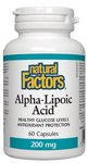 Natural Factors Alpha-Lipoic Acid 200 mg 60 Capsules - Five Natural