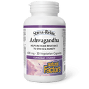 Natural Factors Ashwagandha 600 mg Stress-Relax 30 Veg Capsules - Five Natural