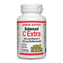 Natural Factors Balanced C Extra 500 mg Vitamin C 350 mg Bioflavonoids 90 Capsules - Five Natural