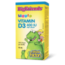 Natural Factors Big Friends Liquid Vitamin D3 400 IU15mL - Five Natural