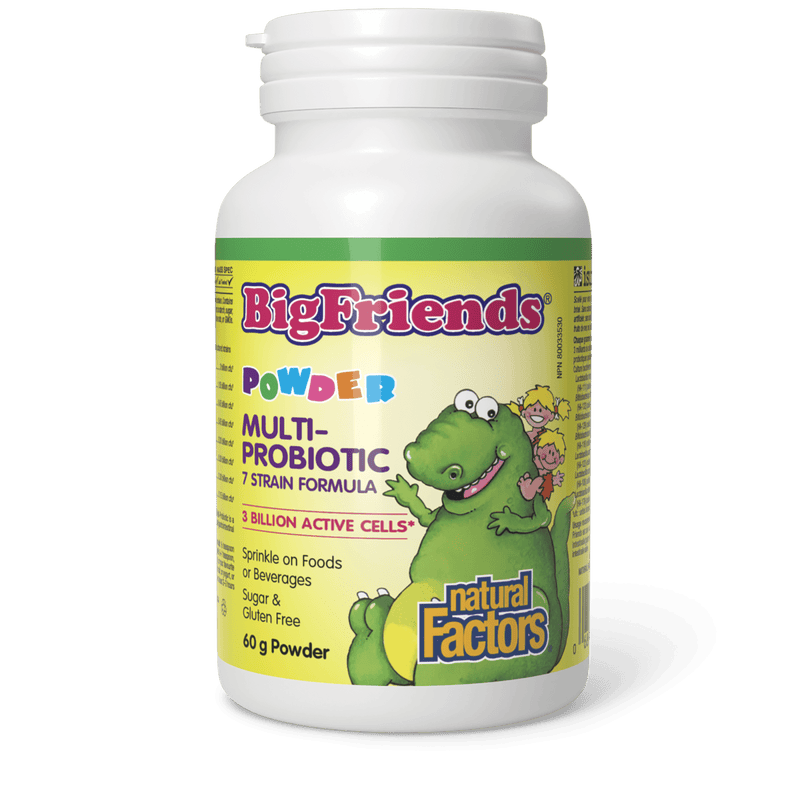 Natural Factors Big Friends Multiprobiotic Powder 60g - Five Natural