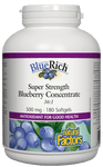 Natural Factors BlueRich Super Strength Blueberry Concentrate 500 mg 180 Softgels - Five Natural