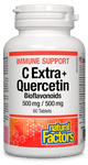 Natural Factors C Extra + Quercetin Bioflavonoids 500 mg/500 mg 60 Tablets - Five Natural