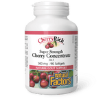 Natural Factors CherryRich Super Strength Cherry Concentrate 500 mg 90 Softgels - Five Natural