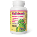 Natural Factors Chewable Magnesium Citrate 50 mg, Bubble Gum, Big Friends 60 Chewables - Five Natural