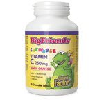 Natural Factors Chewable Vitamin C 250 mg Tangy Orange Big Friends 90 Chewables - Five Natural