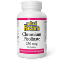 Natural Factors Chromium Picolinate 250 mcg 90 Tablets - Five Natural