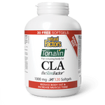 Natural Factors CLA Tonalin TheSlimFactor 1000 mg Bonus Size (90+30) Softgels - Five Natural