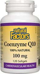 Natural Factors Coenzyme Q10 100 mg 120 Softgels - Five Natural