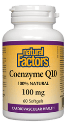 Natural Factors Coenzyme Q10 100 mg 60 Softgels - Five Natural