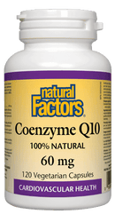 Natural Factors Coenzyme Q10 60 mg 120 Capsules - Five Natural