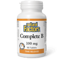 Natural Factors Complete B Timed Release 100 mg 90 Tablets - Five Natural