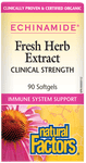 Natural Factors ECHINAMIDE Fresh Herb Extract Clinical Strength 90 Softgels - Five Natural