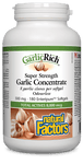 Natural Factors GarlicRich Super Strength Garlic Concentrate 500 mg 180 Softgels - Five Natural