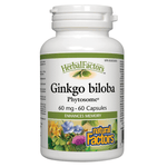 Natural Factors Ginkgo biloba Phytosome 60 mg 60 Capsules - Five Natural
