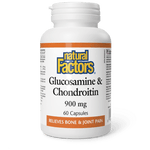 Natural Factors Glucosamine & Chondroitin 900 mg 60 Capsules - Five Natural