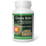 Natural Factors Gluten Relief 90 Veg Capsules - Five Natural
