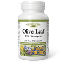 Natural Factors Herbal Factors Olive Leaf 500 mg 90 Capsules - Five Natural