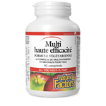Natural Factors Hi Potency Multi Vegetarian Formula 90 Tablets - Five Natural