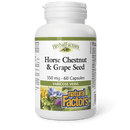 Natural Factors Horse Chestnut & Grape Seed 350 mg 60 Capsules - Five Natural