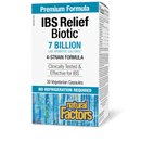 Natural Factors IBS Relief Biotic 7 Billion 30 Veg Capsules - Five Natural