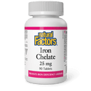 Natural Factors Iron Chelate 25 mg 90 Tablets - Five Natural