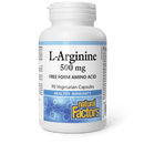 Natural Factors L-Arginine 500 mg 90 Veg Capsules - Five Natural