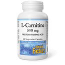 Natural Factors L-Carnitine 500 mg 60 Veg Capsules - Five Natural
