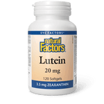 Natural Factors Lutein 20 mg 120 Softgels - Five Natural