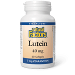 Natural Factors Lutein 40 mg 60 Softgels - Five Natural
