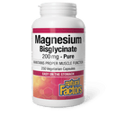 Natural Factors Magnesium Bisglycinate Pure 200 mg 250 Veg Capsules - Five Natural