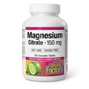Natural Factors Magnesium Citrate 150 mg Key Lime 60 Chewables - Five Natural