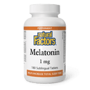 Natural Factors Melatonin 1 mg Peppermint 180 Tablets - Five Natural