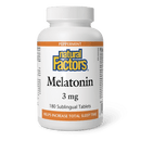 Natural Factors Melatonin 3 mg Peppermint 180 Tablets - Five Natural