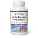 Natural Factors Mental Calmness 125 mg Stress-Relax 60 Veg Capsules - Five Natural