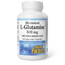 Natural Factors Micronized L-Glutamine 500 mg 60 Veg Capsules - Five Natural