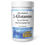 Natural Factors Micronized L-Glutamine 5g 300g - Five Natural