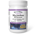 Natural Factors Nighttime Magnesium Bisglycinate Stress Relax 120g - Five Natural