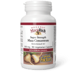Natural Factors Organic MacaRich Super Strength Maca Concentrate 500 mg 90 Veg Capsules - Five Natural