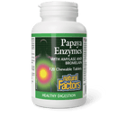 Natural Factors Papaya Enzymes with Amylase and Bromelain 120 Chewables - Five Natural