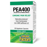 Natural Factors PEA400 Palmitoylethanolamide 90 Veg Capsules - Five Natural