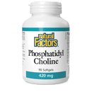 Natural Factors Phosphatidyl Choline 420 mg 90 Softgels - Five Natural
